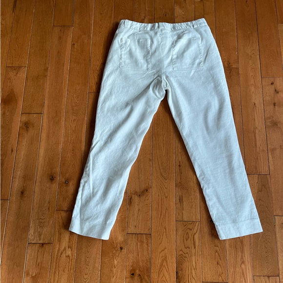 Banana Republic Avery White Straight Leg Pants - Size 4 - Picture 4 of 5